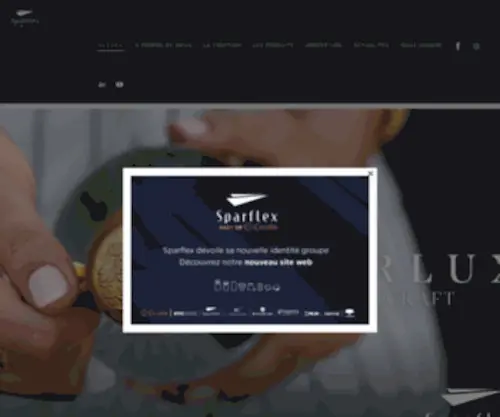 Sparflex.com(Packaging, Coiffes, Muselets, Etiquettes) Screenshot