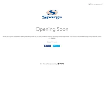 Spargs.co.za(Spargs Online) Screenshot