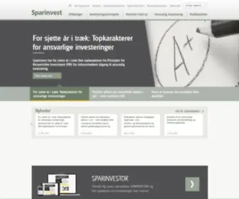 Sparinvest.dk(Sparinvest Denmark) Screenshot