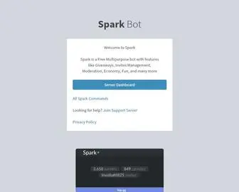 Spark-Bot.xyz(Spark Bot) Screenshot