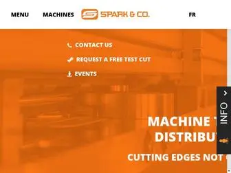 Spark-CO.com(EDM machine and laser waterjet cutting) Screenshot