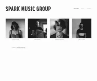 Spark-MGMT.com(Spark Music Group) Screenshot