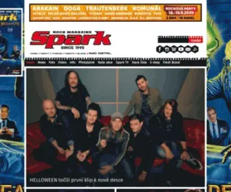Spark-Rockmagazine.cz(Spark Rock Magazine) Screenshot