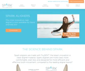 Sparkaligners.com(Spark Clear Aligners) Screenshot