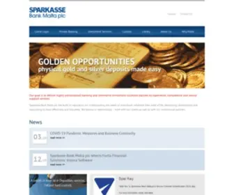 Sparkasse-Bank-Malta.com(Sparkasse Bank) Screenshot