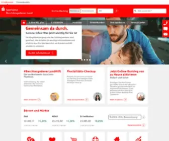 Sparkasse-BGL.de(Sparkasse Berchtesgadener Land) Screenshot