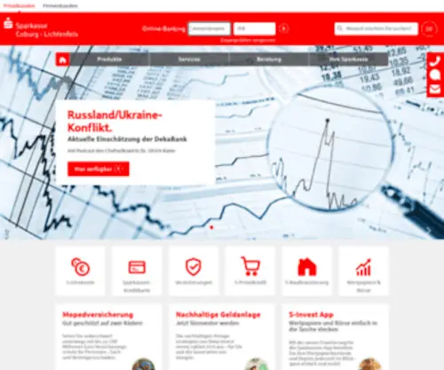 Sparkasse-Lichtenfels.de(Internet-Filiale) Screenshot