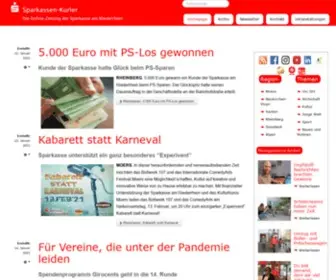 Sparkasseamniederrhein.de(Sparkassen Kurier) Screenshot