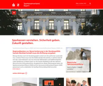 Sparkassenverband-Bayern.de(Sparkassenverband Bayern) Screenshot