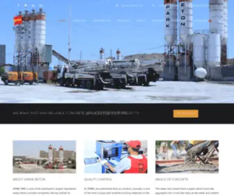 Sparkbeton.com(Concrete Construction) Screenshot