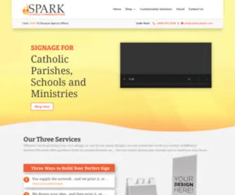 Sparkcatholic.com(Spark Catholic Communications) Screenshot