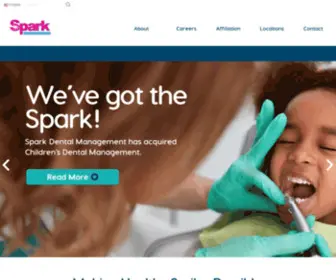 Sparkdentalmanagement.com(Spark Dental Management) Screenshot