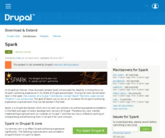 Sparkdrupal.com(בלוג) Screenshot
