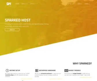 Sparkedhost.us(Our mission) Screenshot