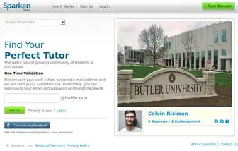Sparken.com(Best Education Platform and Peer) Screenshot