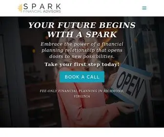 Sparkfinancialadvisors.com(Fee-Only Financial Planning in Richmond Virginia) Screenshot