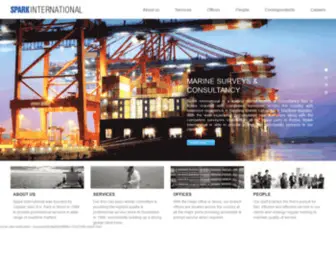 Sparkinternational.com((주)스파크인터내쇼날) Screenshot