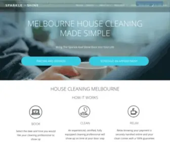 Sparkleandshine.today(Melbourne House Cleaning) Screenshot