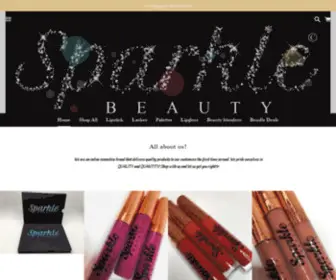 Sparklebeautycosmetics.com(Sparkle Beauty Cosmetics) Screenshot