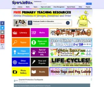 Sparklebox.co.uk(1000s FREE Primary Teaching Resources & Printables) Screenshot