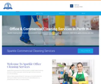 Sparklecommercialcleaning.com.au(Sparkle Commercial Cleaning Company Perth) Screenshot