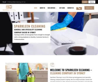 Sparkleencleaning.com.au(Sparkleen cleaning) Screenshot