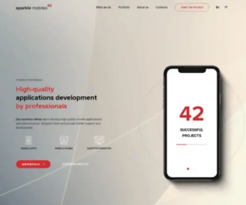 Sparklemobiles.com(Mobile Phone App Development For Android) Screenshot