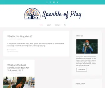 Sparkleofplay.com(Sparkle of Play) Screenshot