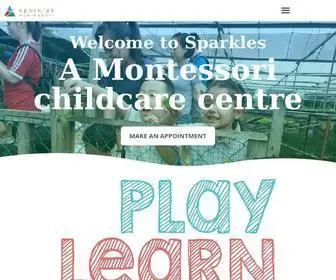 Sparklesmontessori.com.my(Montessori Childcare & Preschool centre) Screenshot