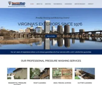 SparklewashofcVa.com(Sparkle Wash of Central VA) Screenshot