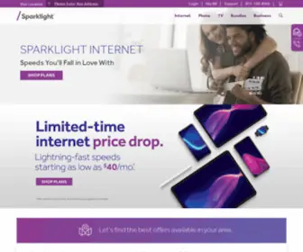 Sparklight.com(Internet) Screenshot