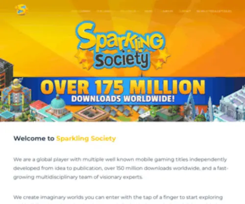 Sparklingsociety.games(Various Village Town Sim City Building Games) Screenshot