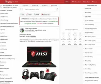 Sparklyn.com.ng(Product Advertisement and Research Material Delivery Service) Screenshot