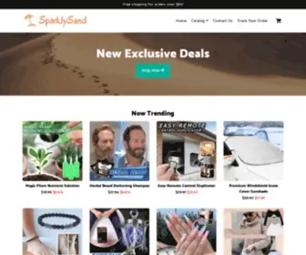 Sparklysand.com(Sparklysand) Screenshot