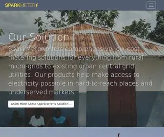 Sparkmeter.io(Powerful low cost smart metering systems for utilities in developing countries and microgrids) Screenshot