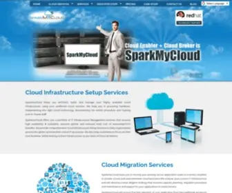 Sparkmycloud.com(Cloud Computing) Screenshot