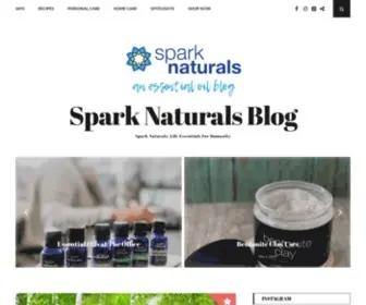 Sparknaturalsblog.com(Spark Naturals) Screenshot