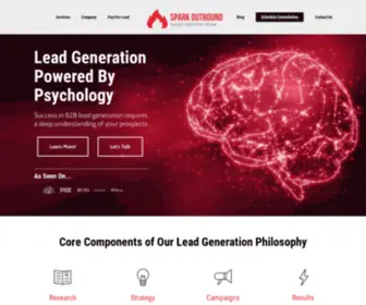 Sparkoutbound.com(Your B2B Lead Generation Agency Partner) Screenshot