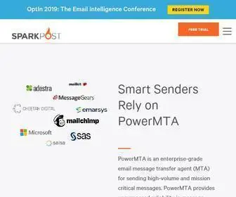 Sparkpost.com(Email analytics) Screenshot