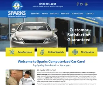 Sparksauto.net(Sparks Computerized Car Care) Screenshot