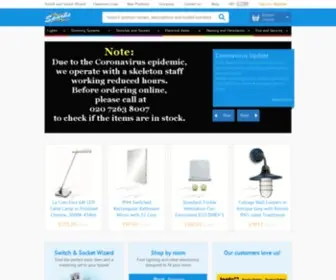 Sparksdirect.co.uk(Lighting and Electrical Wholesaler) Screenshot