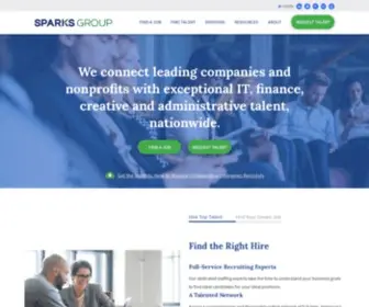 Sparkspersonnel.net(Sparks Group) Screenshot