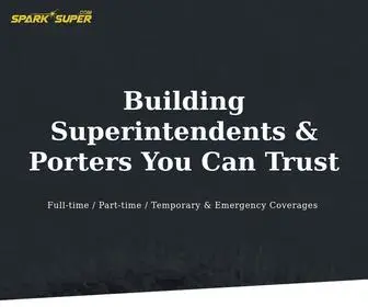 Sparksuper.com(Building Superintendent) Screenshot