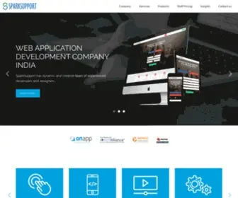 Sparksupport.com(Top Web Application Development Company India) Screenshot