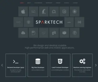 Sparktech.ro(We design and develop scalable high) Screenshot