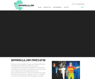 Sparkular.com.au(Fireworks Simulator Machine) Screenshot