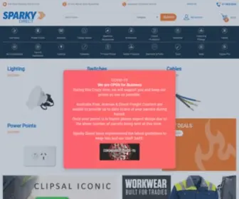 Sparkydirect.com.au(Electrical Supplies) Screenshot