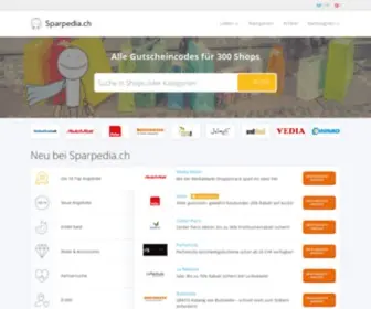 Sparpedia.ch(Alle Gutscheincodes) Screenshot