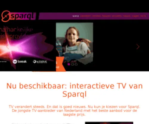 Sparql.nl(Meer TV voor minder geld) Screenshot