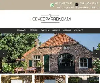 Sparrendam.nl(Hoeve Sparrendam) Screenshot